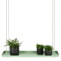 Esschert Design Bandeja colgante para plantas rectangular verde L de Esschert Design, Bandejas decorativas - Ref: Foro24-4410...