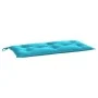 Cojín para banco de jardín tela turquesa 110x50x7 cm de vidaXL, Cojines para sillas y sofás - Ref: Foro24-361829, Precio: 32,...