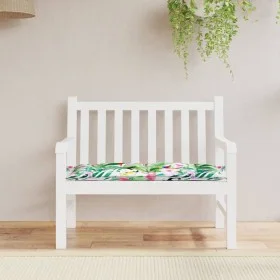 Cojín para banco de jardín tela multicolor 110x50x7 cm de vidaXL, Cojines para sillas y sofás - Ref: Foro24-361825, Precio: 4...