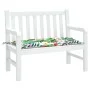 Cojín para banco de jardín tela multicolor 110x50x7 cm de vidaXL, Cojines para sillas y sofás - Ref: Foro24-361825, Precio: 4...