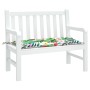 Cojín para banco de jardín tela multicolor 110x50x7 cm de vidaXL, Cojines para sillas y sofás - Ref: Foro24-361825, Precio: 4...