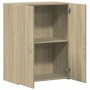 Armario archivador madera ingeniería roble Sonoma 60x32x77,5 cm en Armarios archivadores | Comprar online en Foru.es
