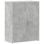 Armario archivador madera ingeniería gris hormigón 60x32x77,5cm en Armarios archivadores | Comprar online en Foru.es