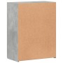 Armario archivador madera ingeniería gris hormigón 60x32x77,5cm en Armarios archivadores | Comprar online en Foru.es