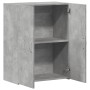 Armario archivador madera ingeniería gris hormigón 60x32x77,5cm en Armarios archivadores | Comprar online en Foru.es