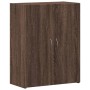 Armario archivador madera ingeniería roble marrón 60x32x77,5cm en Armarios archivadores | Comprar online en Foru.es