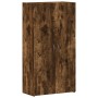 Armario archivador madera ingeniería roble ahumado 60x32x115 cm en Armarios archivadores | Comprar online en Foru.es