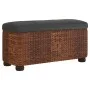 Benches with storage with cushion 2 units enea brown 69 cm by vidaXL, Benches for halls and storage - Ref: Foro24-351813, Pri...