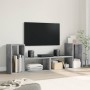 Muebles de TV 2 uds madera ingeniería gris hormigón 75x30x50 cm en Muebles TV | Comprar online en Foru.es