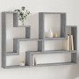 Estantería de pared madera ingeniería gris Sonoma 96x12x64 cm en Estanterías | Comprar online en Foru.es