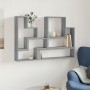 Estantería de pared madera ingeniería gris Sonoma 96x12x64 cm en Estanterías | Comprar online en Foru.es