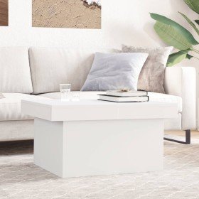Mesa de centro madera de ingeniería blanca 80x55x40 cm en Mesas de centro | Comprar online en Foru.es