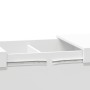 Mesa de centro madera de ingeniería blanca 80x55x40 cm en Mesas de centro | Comprar online en Foru.es