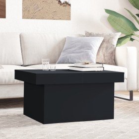 Mesa de centro madera de ingeniería negro 80x55x40 cm en Mesas de centro | Comprar online en Foru.es