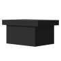 Mesa de centro madera de ingeniería negro 80x55x40 cm en Mesas de centro | Comprar online en Foru.es