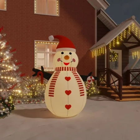 Muñeco de nieve hinchable con LED 250 cm de vidaXL, Luces de Navidad - Ref: Foro24-345372, Precio: 61,01 €, Descuento: %