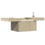 Mesa de centro madera de ingeniería roble Sonoma 100x55x40 cm en Mesas de centro | Comprar online en Foru.es