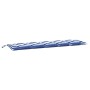 Cojín banco jardín tela Oxford a rayas azul y blanco 180x50x7cm de vidaXL, Cojines para sillas y sofás - Ref: Foro24-361633, ...