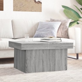 Mesa de centro madera de ingeniería gris Sonoma 100x55x40 cm en Mesas de centro | Comprar online en Foru.es