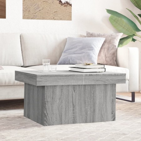 Mesa de centro madera de ingeniería gris Sonoma 100x55x40 cm en Mesas de centro | Comprar online en Foru.es