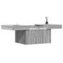 Mesa de centro madera de ingeniería gris Sonoma 100x55x40 cm en Mesas de centro | Comprar online en Foru.es