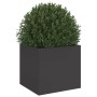 Jardinera de acero negro 32x30x29 cm en Macetas y jardineras | Comprar online en Foru.es