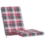 Cojines para tumbona 2 uds tela Oxford a cuadros rojo de vidaXL, Cojines para sillas y sofás - Ref: Foro24-361997, Precio: 50...