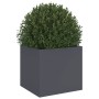 Jardinera acero gris antracita 32x30x29 cm en Macetas y jardineras | Comprar online en Foru.es