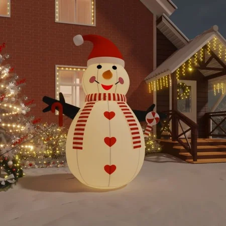 Muñeco de nieve inflable con LEDs 300 cm de vidaXL, Luces de Navidad - Ref: Foro24-345375, Precio: 79,22 €, Descuento: %