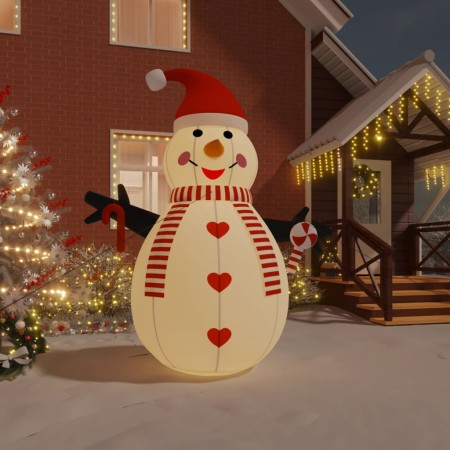 Muñeco de nieve inflable con LEDs 300 cm de vidaXL, Luces de Navidad - Ref: Foro24-345375, Precio: 80,65 €, Descuento: %