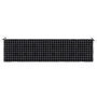 Cojín para banco de jardín tela a cuadros negro 200x50x3 cm de vidaXL, Cojines para sillas y sofás - Ref: Foro24-361202, Prec...