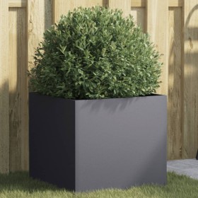 Jardinera acero gris antracita 42x40x39 cm en Macetas y jardineras | Comprar online en Foru.es
