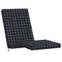 Cojines para tumbona 2 uds tela Oxford a cuadros negro de vidaXL, Cojines para sillas y sofás - Ref: Foro24-362000, Precio: 5...