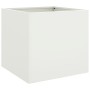 Jardinera acero blanco 49x47x46 cm en Macetas y jardineras | Comprar online en Foru.es