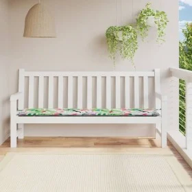 Cojín para banco de jardín tela multicolor 200x50x3 cm de vidaXL, Cojines para sillas y sofás - Ref: Foro24-361203, Precio: 2...