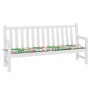 Cojín para banco de jardín tela multicolor 200x50x3 cm de vidaXL, Cojines para sillas y sofás - Ref: Foro24-361203, Precio: 2...