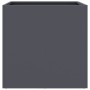 Jardineras 2 unidades acero gris antracita 49x47x46 cm en Macetas y jardineras | Comprar online en Foru.es