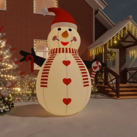 Muñeco de nieve inflable con LED 460 cm de vidaXL, Luces de Navidad - Ref: Foro24-345381, Precio: 121,18 €, Descuento: %