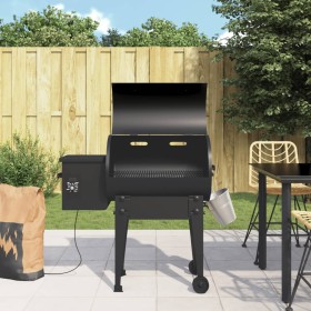 Barbacoa de pellets hierro negro 94 cm de vidaXL, Barbacoas - Ref: Foro24-360067, Precio: 476,74 €, Descuento: %