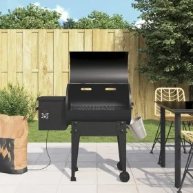 Pellet barbecue black iron 94 cm by vidaXL, Barbecues - Ref: Foro24-360067, Price: 468,14 €, Discount: %