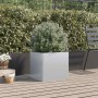 Jardinera de acero galvanizado plateado 49x47x46 cm en Macetas y jardineras | Comprar online en Foru.es