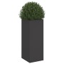Jardinera acero negro 32x29x75 cm en Macetas y jardineras | Comprar online en Foru.es