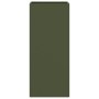 Jardinera acero verde oliva 32x29x75 cm en Macetas y jardineras | Comprar online en Foru.es