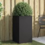 Jardinera acero negro 42x38x75 cm en Macetas y jardineras | Comprar online en Foru.es