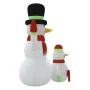 Familia de muñecos de nieve inflables con LED 360 cm de vidaXL, Luces de Navidad - Ref: Foro24-345384, Precio: 138,90 €, Desc...