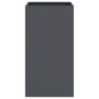 Jardinera acero gris antracita 42x38x75 cm en Macetas y jardineras | Comprar online en Foru.es