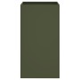 Jardinera acero verde oliva 42x38x75 cm en Macetas y jardineras | Comprar online en Foru.es