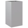 Jardinera de acero galvanizado plateado 42x38x75 cm en Macetas y jardineras | Comprar online en Foru.es