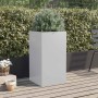 Jardinera de acero galvanizado plateado 42x38x75 cm en Macetas y jardineras | Comprar online en Foru.es