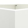 Jardinera acero blanco 52x48x75 cm en Macetas y jardineras | Comprar online en Foru.es